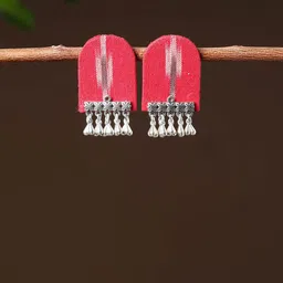 iTokri Shifa Artificial Beaded Geometric Shaped Drop Earrings-image-22