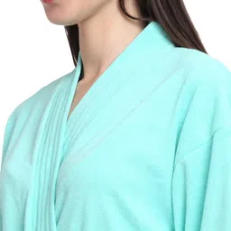 Aura Cotton Shawl-Collar Bath Robe-image-33