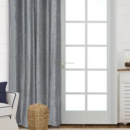 Saral Home Grey Black Out Door Curtains-image-89