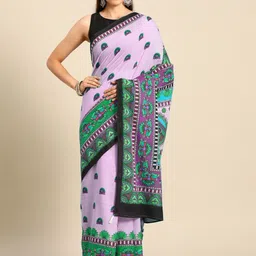 BUTA BUTI Floral Printed Pure Cotton Saree-image-74