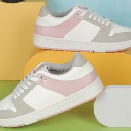 Metro Women Colourblocked Lace-Ups Sneakers-image-47