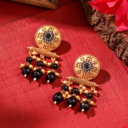 Yellow Chimes Contemporary Studs Earrings-image-89
