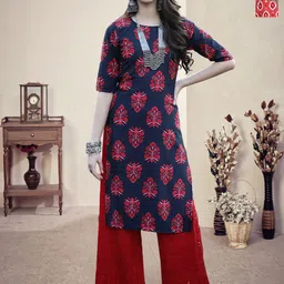 HERE&NOW Women Pack Of 2 Printed Kurta-image-55