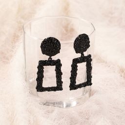 StyleCast Brass Plated Contemporary Drop Earrings-image-38
