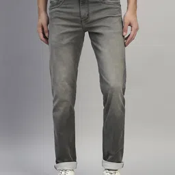 Cantabil Men Original Straight Fit Mid-Rise Heavy Fade Stretchable Jeans-image-29