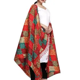 PK HUB Printed Cotton Silk Khari Print Dupatta-picture-4