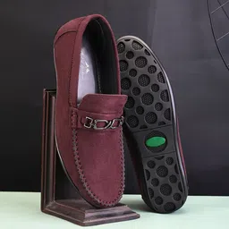 Mast & Harbour Men Suede Loafers-picture-40