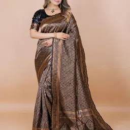 revika Woven Design Zari Kanjeevaram Saree-picture-20