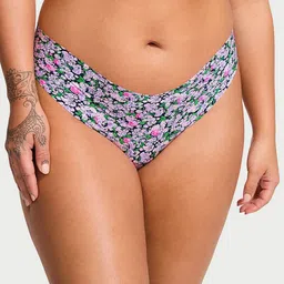 Victoria's Secret Pink Printed Low-Rise Thong Briefs-image-47