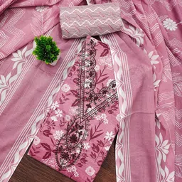 LeeliPeeri Designer Kurta Fabric Bottom Fabric and Dupatta Unstitched Dress Material-image-42