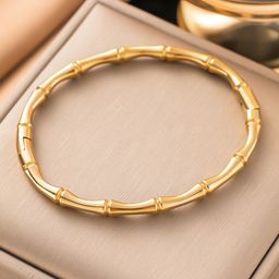 Jewels Galaxy Gold-Plated Stainless Steel Bangle-Style Bracelet-image-93