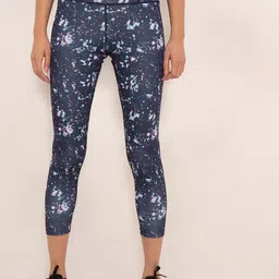 Nykd Women Ankle-Length Printed Gym Tights-image-70