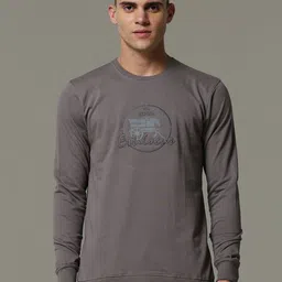 Estilocus Men Cotton Printed Pullover Sweatshirt-image-50
