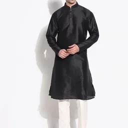 SHOWOFF Men Regular Kurta with Trousers-picture-9