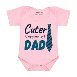 Arvesa Cutest Version Of Dad Printed Bodusuit-image-82