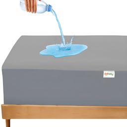 OyO Baby Grey Terry Water Resistant Mattress Protector-image-63
