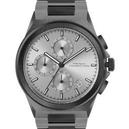French Connection Men Dial & Stainless Steel Bracelet Style Straps Analogue Watch FCH02GNM-24