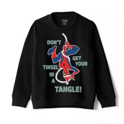 Wear Your Mind Boys Spider-Man Character Printed Sweatshirt-8
