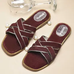 STEPT6 Womn Anti-Skid Sole Open Toe Flats-12