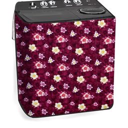 The Furnishing Tree Polyester Waterproof Semi Automatic Washing Machine Cover Compatible for Midea-image-83