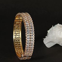 LAVAZZA CZ & AD-Studded Kada Bangle-image-52
