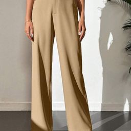 BROADSTAR Women Smart High-Rise Easy Wash Trousers-image-63