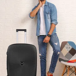 Polo Class 2-Pcs Textured Hard Sided Trolly Bag-29