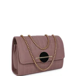 LADY QUINTON Embellished PU Structured Sling Bag-48