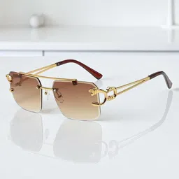 DressBerry Unisex Square Sunglasses with UV Protected Lens Dress 5823-14