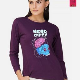 Metronaut Women 2 Printed Bio Finish Applique T-shirt-image-70