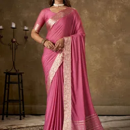 KAYOMMI Zari Pure Georgette Banarasi Saree-picture-46
