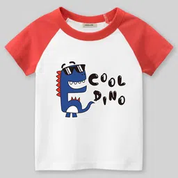 INCLUD Boys Graphic Printed Round Neck Raglan Sleeves Regular Fit Casual T-Shirt-image-96