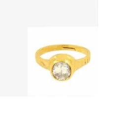 GenZcomplex Gold-Plated Brass Zircon Finger Ring-98