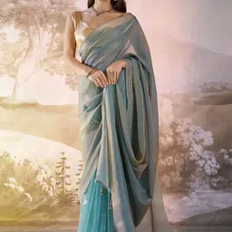 Mitera Embellished Organza Ready to Wear Saree-image-10