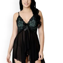 Fihana Women Baby Doll with Asymmetric-image-78