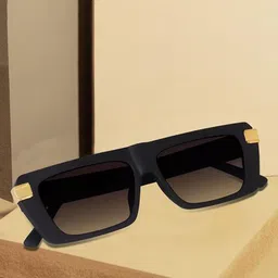 SPADEACES Men Rectangle Sunglasses with Polarised Lens SP Alpaso-43