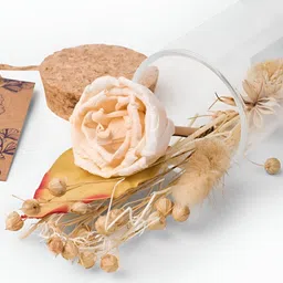 Fabindia Brown Mehak Dried Artificial Flower With Pot-48