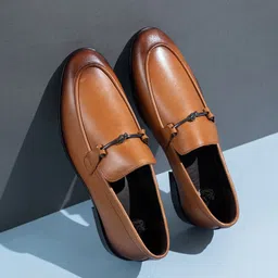 ATESBER by Inc.5 Men Leather Round Toe Formal Loafers-image-72