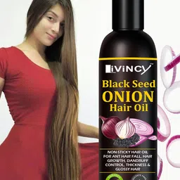 LIVINCY Black Seed Onion Hair Oil For Hair Fall Control - 100 ml-26