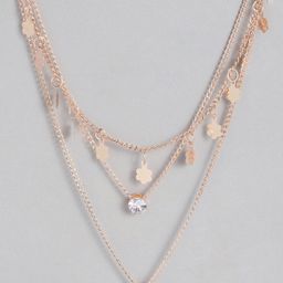 Kord Store Set of 2 Rhodium-Plated CZ-Studded 3 Layered Pendant With Chain image 3