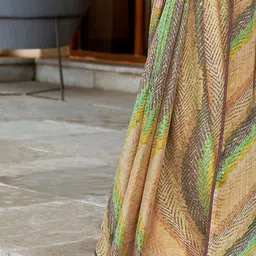 Anouk Rustic Poly Chiffon Bagru Saree image 2