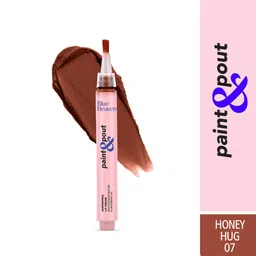 Blue Heaven Paint & Pout Lightweight Soft Matte Airwhipped Lip Cream 2 ml - Honey Hug 07-42