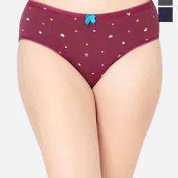 DressBerry Women Pack Of 3 Printed Cotton Mid-Rise Hipster Briefs THE-MERSEYS-1-image-79