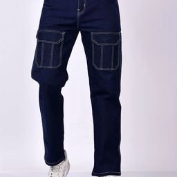 ZAYSH Men Cargo Styles Stretchable Jeans-image-76