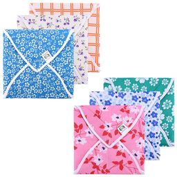 Kuber Industries Green Set of 6 Regular Multi-Utility Organisers-48