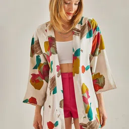 BIANCO LUCCI Women Printed Shrug-37