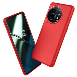 LIRAMARK Solid OnePlus 11 5G Back Case-43