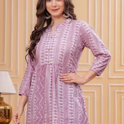 NEW RJP CRAFT Women Printed A-Line Kurti-picture-58