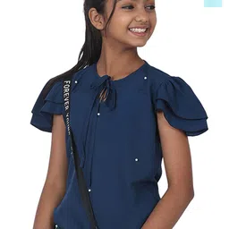 SILK SPARROW Girls Pack of 2 Crepe Top-image-20