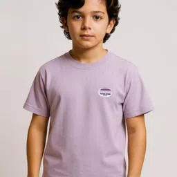 Alan Jones Boys Round Neck Oversized T-shirt-14